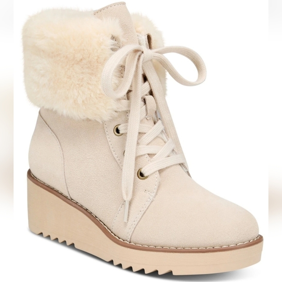 Style & Co. Shoes - Style & Co Women's Iggyy Lace-Up Wedge Boots, Size 6M